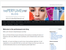 Tablet Screenshot of blog.theperfumespot.com